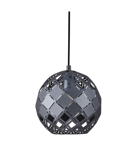 Suspension Paulela Acier Noir