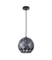 Suspension Paulela Acier Noir
