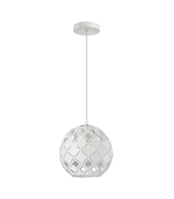 Paulela-Aufhängung aus weißem Stahl