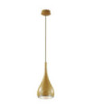 Suspension Gemma Acier,Verre Bois
