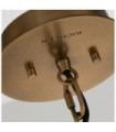 Suspension Kichler Acier Noir et laiton naturel