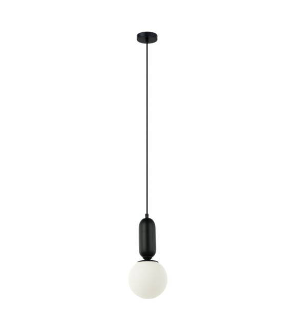 Suspension Aldeva Verre,Acier Noir