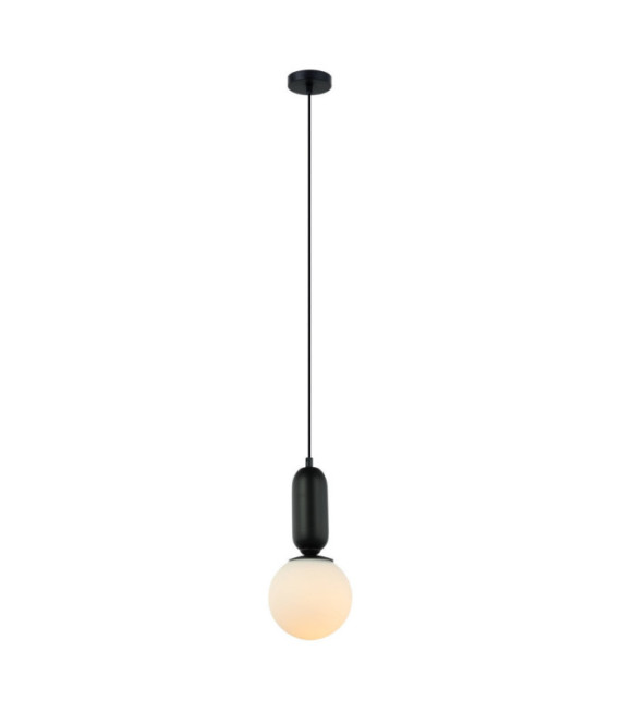 Suspension Aldeva Verre,Acier Noir