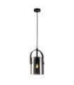 Nanesma Pendant Glass, Black Steel