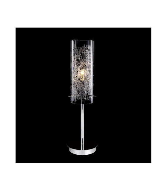 Modern Metal Chrome Table Lamp