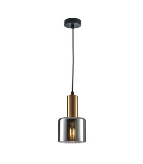 Suspension Santia Verre,Acier Cuivre