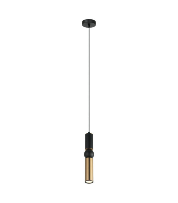 Lampadario Isidora Acciaio, Alluminio Nero, Bronzo Antico