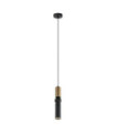 Suspension Isidora Acier,Aluminium Noir, Bronze Antique