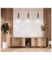 Isidora Pendant Steel, Black Aluminum, Antique Bronze