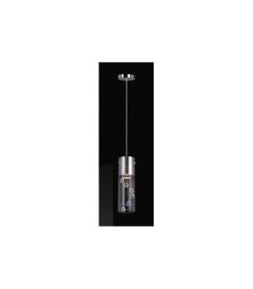 Cordell Pendelleuchte Glas, Metalllegierung Chrom