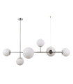 Suspension Vailante Verre,acier,aluminium Chrome