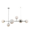 Suspension Vailante Verre,acier,aluminium Chrome