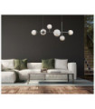 Vailante pendant light Glass, steel, aluminum Chrome