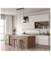 Suspension Ravena Verre,Acier Laiton
