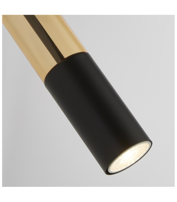 Merrygold spotlight Mild steel Amber, Matt black