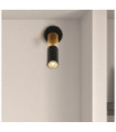Merrygold spotlight Mild steel Amber, Matt black