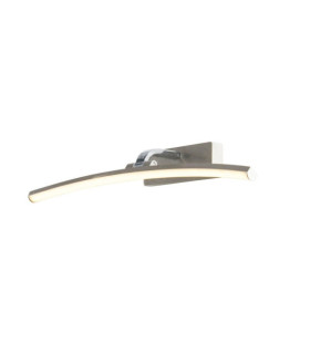 Santorini lámpara para cuadros Acero dulce, Aluminio cromado, Plata