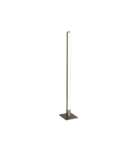 Lampada da tavolo Tribeca LED Acciaio dolce, alluminio Bianco, argento satinato