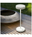 Lampe de table extérieur Toffee Métal Blanc