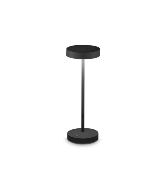 Lámpara de mesa de exterior de metal negro Toffee