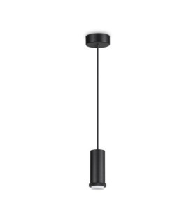 Lampada a sospensione MIX Metallo, PVC nero