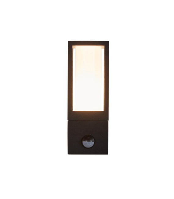 Avenue aplique exterior Aluminio, policarbonato Negro