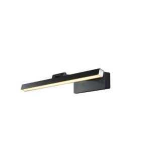 Corfu Bilderleuchte Baustahl, Aluminium Schwarz
