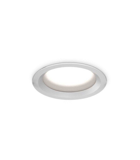 Downlight encastré Basic Plastique,Aluminium Blanc Mat