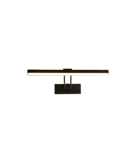 Rhodes picture light Mild steel, aluminum, acrylic Black