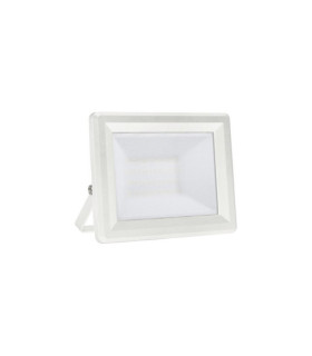 Lampada da terra per esterno LED Vetro, Metallo, Alluminio Bianco