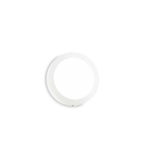 Plafoniera LED Universale in Metallo, Alluminio Bianco