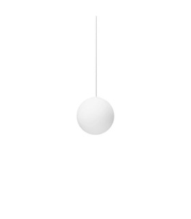 Suspension Mapa Métal Blanc