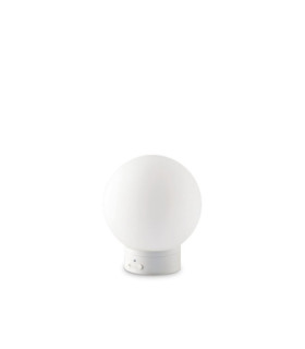 Lampada da tavolo per esterno SUN Vetro, Metallo Bianco