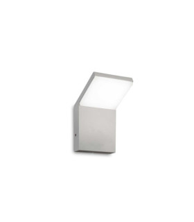 Exterior wall light Metal Style, Gray Aluminum