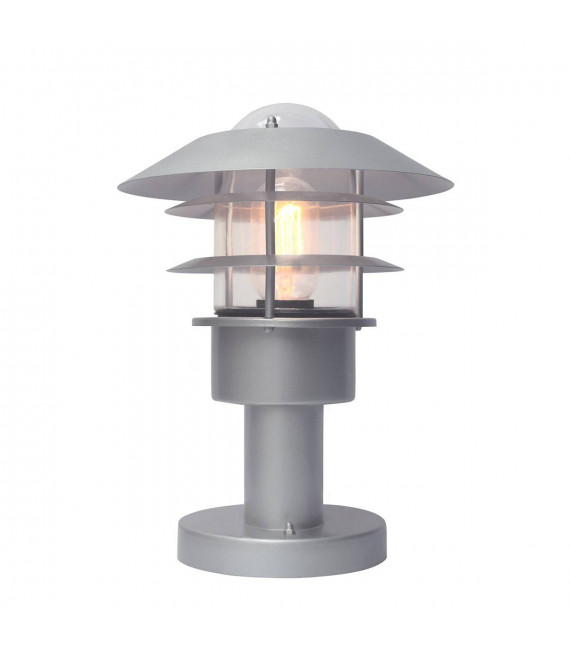 Lampada da parete Helsingor, acciaio inossidabile, argento