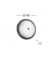 Plafonnier classique MILORD chrome 3 ampoules
