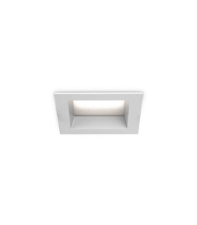 Downlight encastré Basic Plastique,Aluminium Blanc Mat