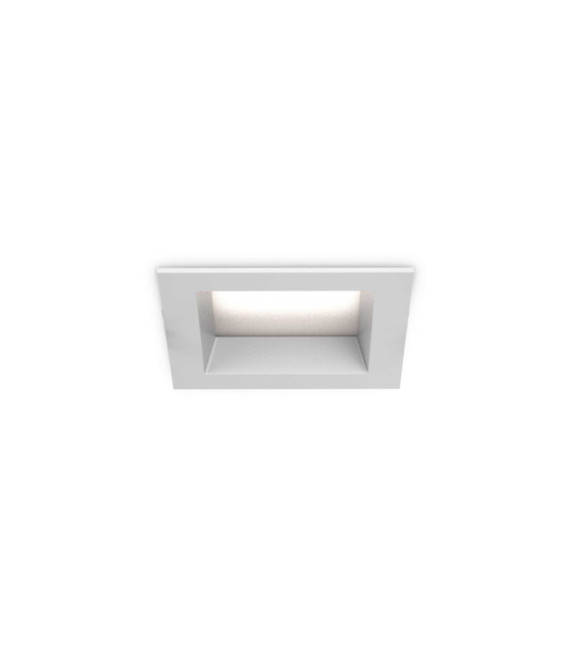 Downlight encastré Basic Plastique,Aluminium Blanc Mat