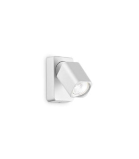 Foco Rudy Metal, Aluminio Blanco