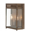 plafonnier ventilateur vintage 2 ampoules e27 max 60w brun patiné