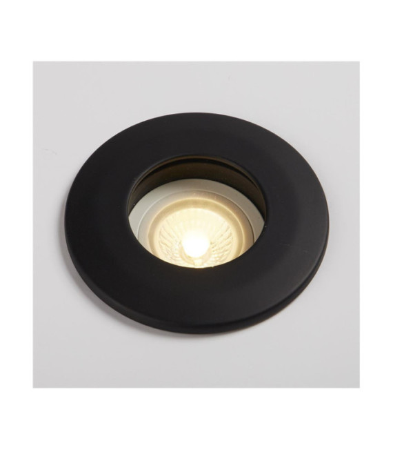 Burford Downlight de baño Aluminio, Vidrio Transparente, Negro