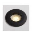 Burford Bathroom Downlight Aluminum, Clear Glass, Black