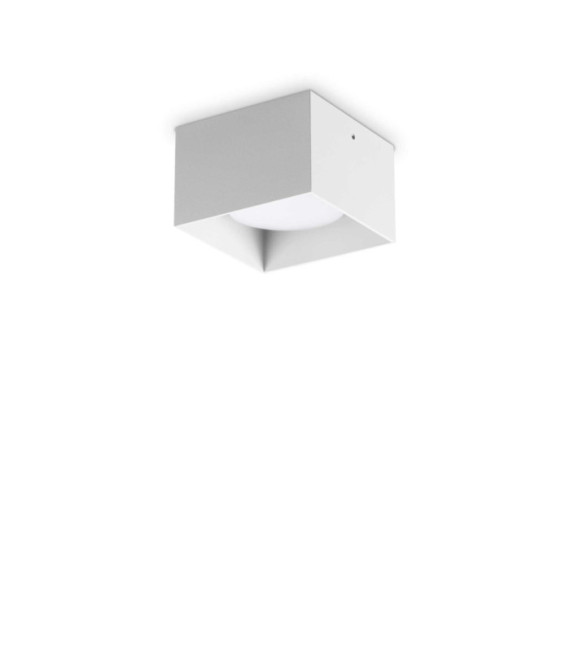 Plafoniera Spike in metallo bianco