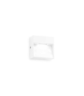 Applique murale extérieur Dedra Métal,Aluminium Blanc