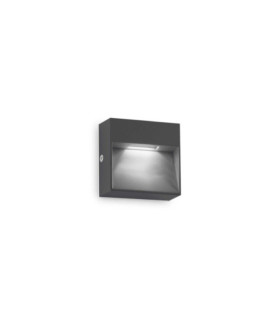 Aplique exterior Dedra Metal, aluminio antracita