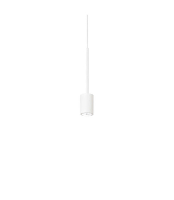 Archimede lámpara colgante LED Metal, Plástico blanco
