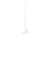 Archimede LED pendant light Metal, White plastic