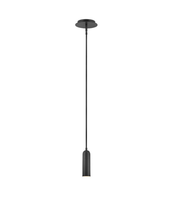 Lampada a sospensione a LED Dax Acciaio Nero