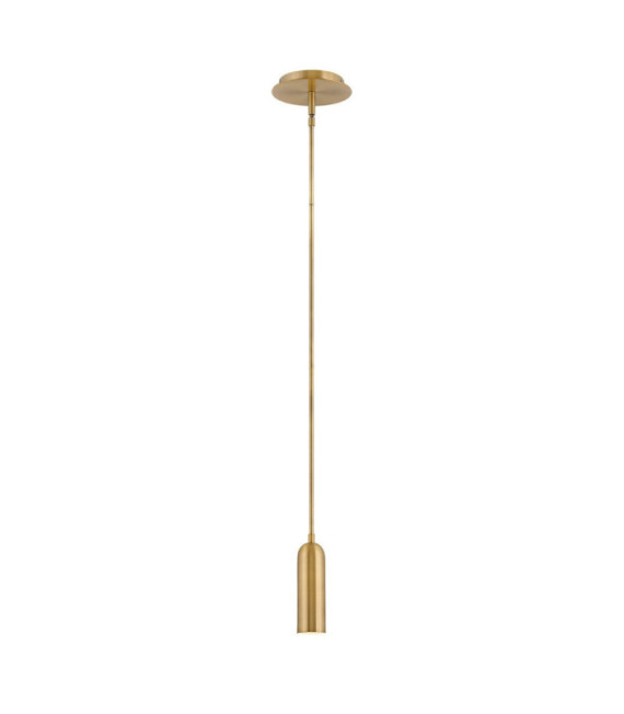 Lampada a sospensione a LED Dax Acciaio Ottone Heritage