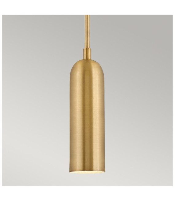 LED-Pendelleuchte Dax Steel Brass Heritage